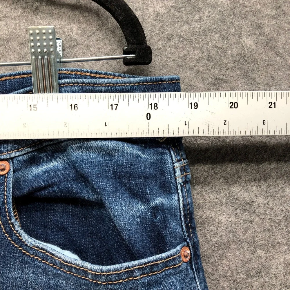 American Eagle Low Rise Baggy Wide Leg Jeans Womens 14 X-Long Y2K Slouchy